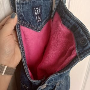 Gap lined overalls size 4 years
